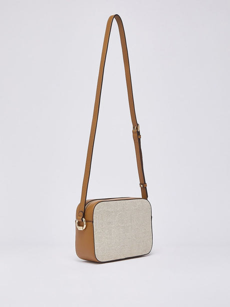 Borsa Liu Jo a tracolla media in juta Donna - Bianco