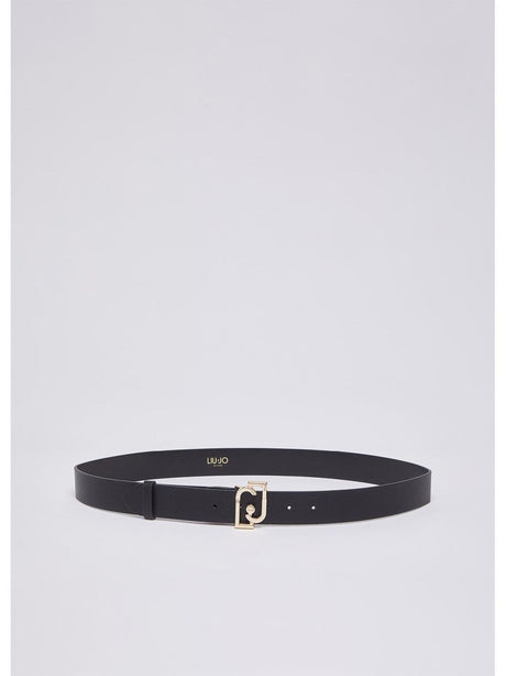 Cinta Liu Jo con logo Donna - Nero