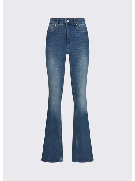 Pantalone Liu Jo bootcut a vita alta Donna - Denim