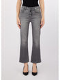 Pantalone Liu Jo bootcut a vita alta Donna - Grigio