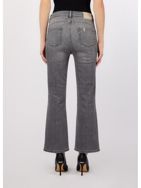 Pantalone Liu Jo bootcut a vita alta Donna - Grigio