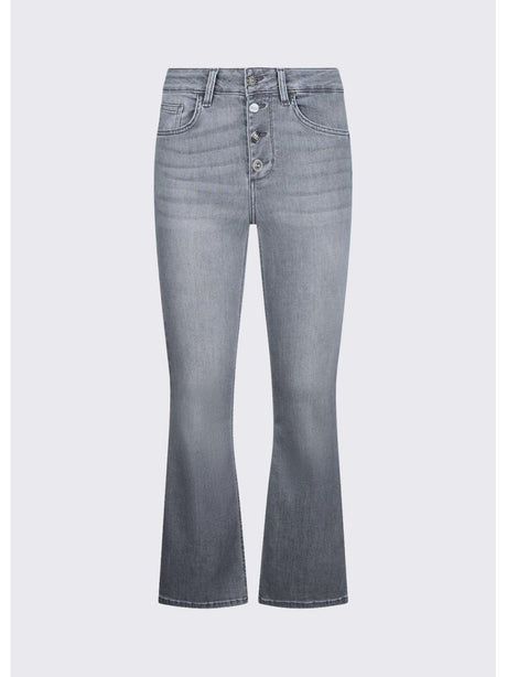 Pantalone Liu Jo bootcut a vita alta Donna - Grigio