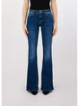 Pantalone Liu Jo flare con inserto elastico Donna - Blu