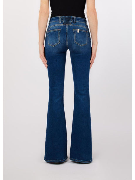 Pantalone Liu Jo flare con inserto elastico Donna - Blu