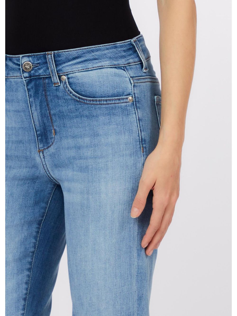 Pantalone Liu Jo bootcut cropped Donna - Denim