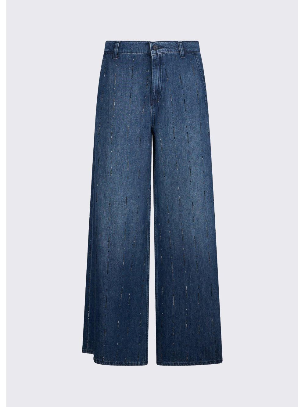 Pantalone Liu Jo flare con strass Donna - Denim