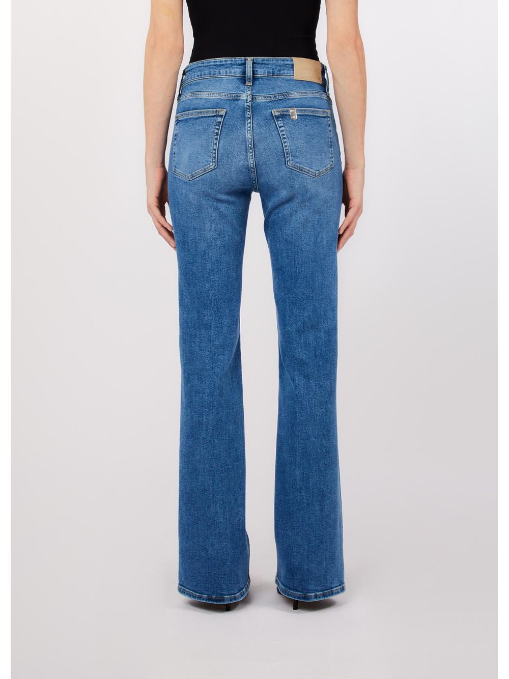 Pantalone Liu Jo bootcut a vita alta Donna - Denim