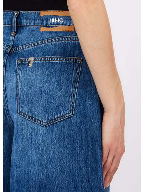 Pantalone Liu Jo super flare a vita alta Donna - Denim