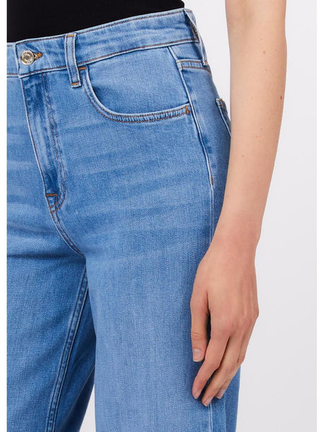 Pantalone Liu Jo flare cropped Donna - Denim