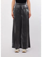 Pantalone Liu Jo flare laminati Donna - Grigio