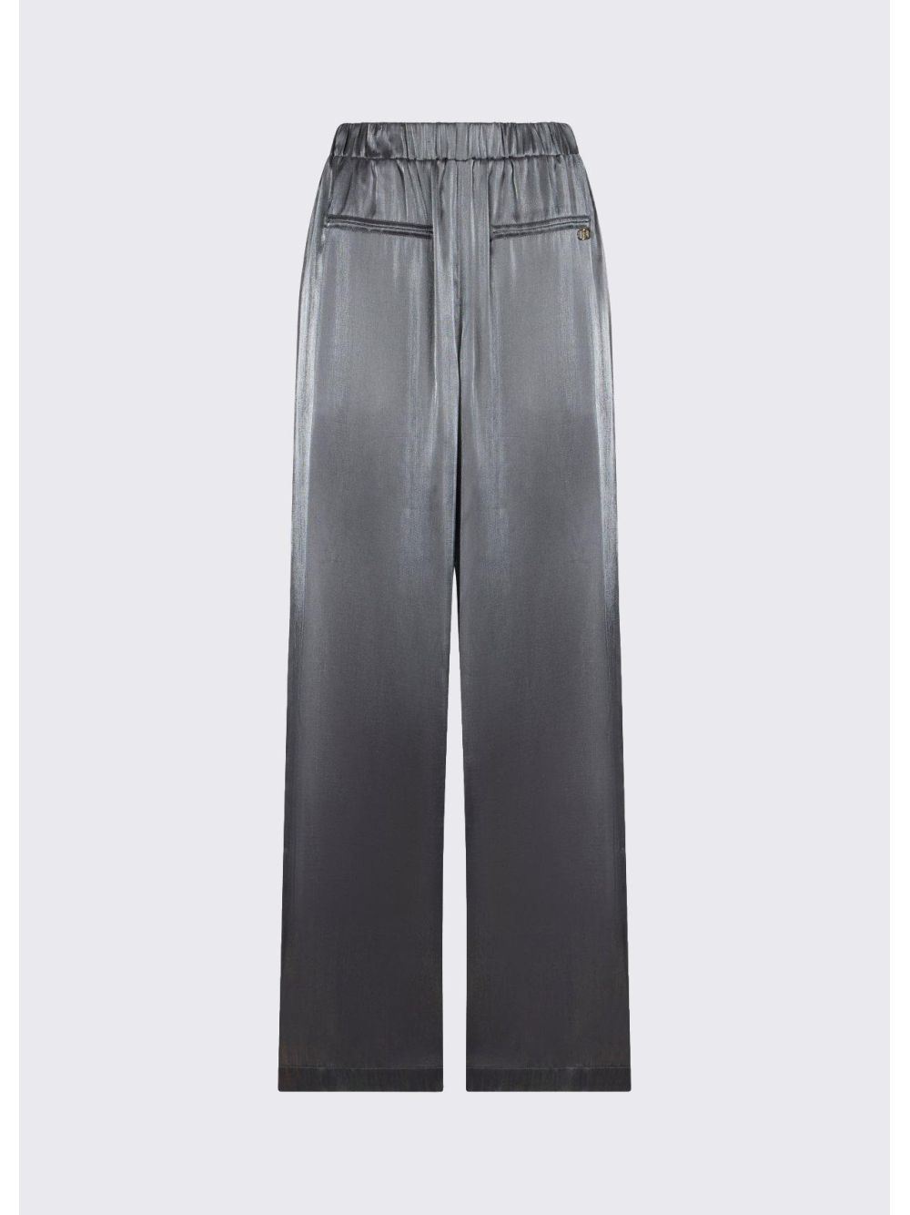 Pantalone Liu Jo flare laminati Donna - Grigio