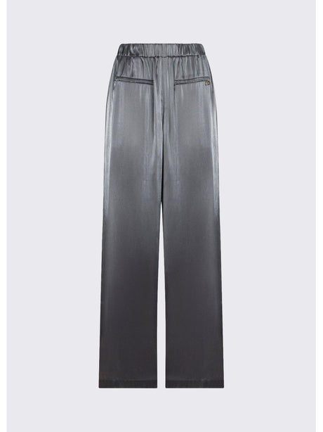 Pantalone Liu Jo flare laminati Donna - Grigio