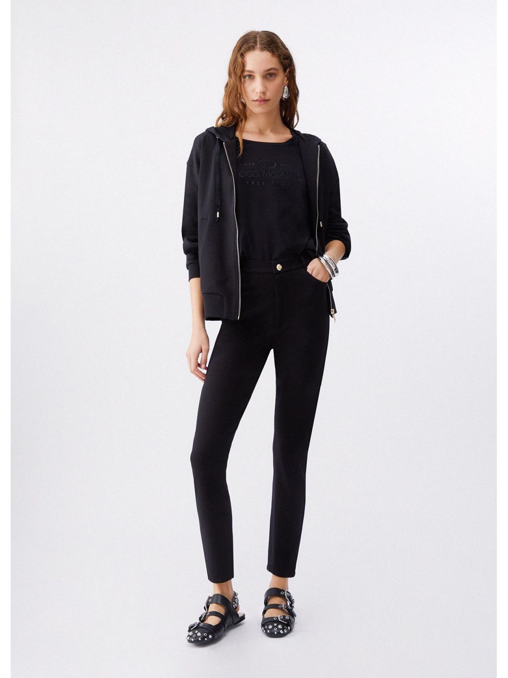 Pantalone Liu Jo con strass Donna - Nero
