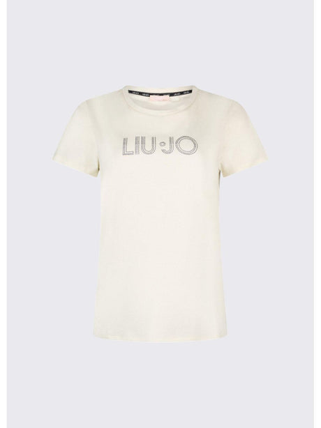 T-shirt Liu Jo con strass Donna - Bianco