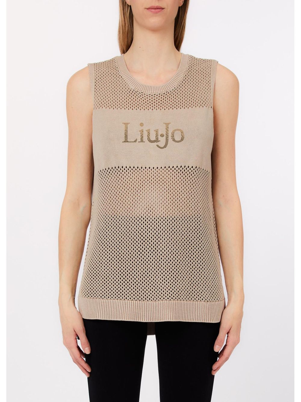 Maglia Liu Jo traforata Donna - Marrone