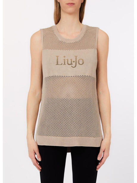 Maglia Liu Jo traforata Donna - Marrone