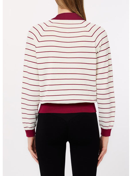 Cardigan Liu Jo a righe Donna - Bordeaux