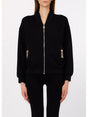 Felpa Liu Jo con zip e dettagli chain Donna - Nero