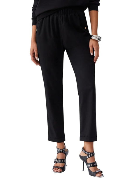 Pantalone Liu Jo slim fit con risvolto Donna - Blu