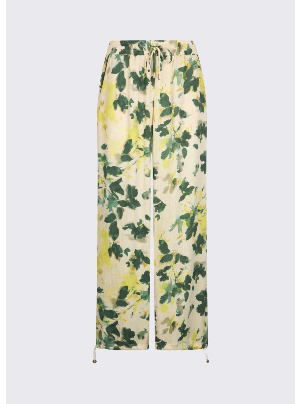 Pantalone Liu Jo in raso stampato Donna - Verde