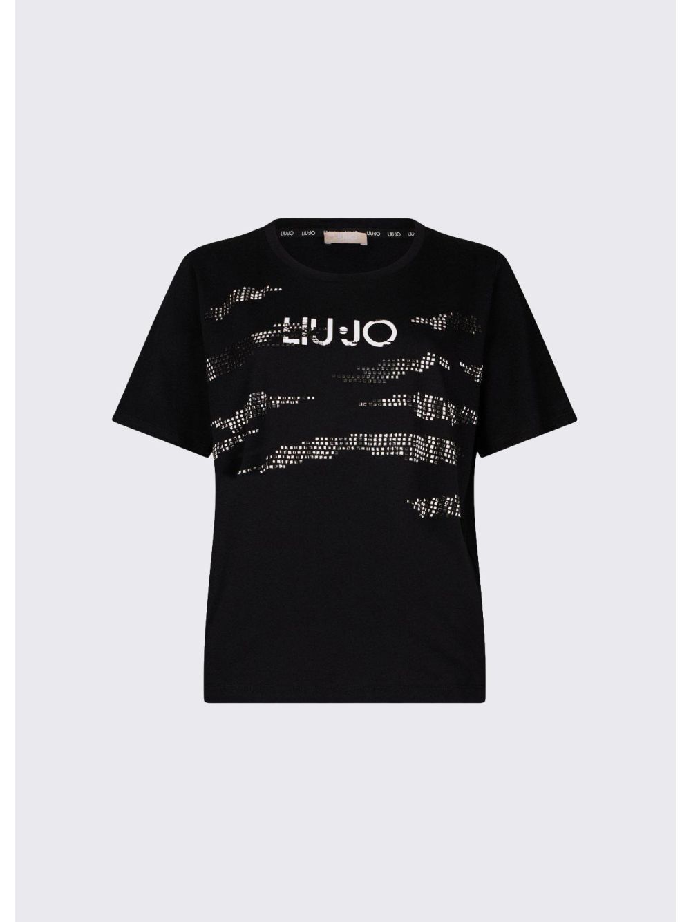 T-shirt Liu Jo con applicazioni Donna - Nero