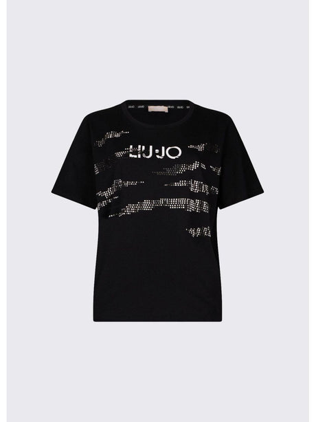 T-shirt Liu Jo con applicazioni Donna - Nero