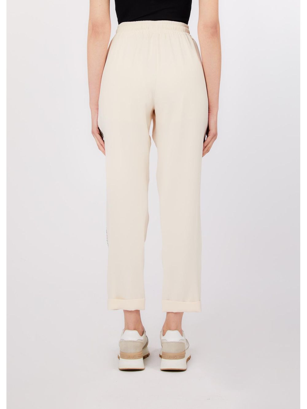 Pantalone Liu Jo con strass Donna - Avorio