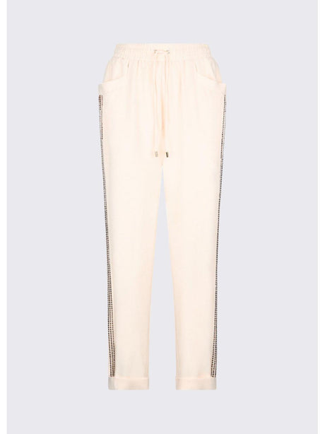 Pantalone Liu Jo con strass Donna - Avorio