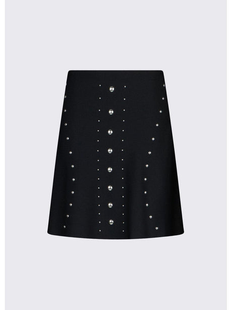 Gonna Liu Jo in maglia con borchie Donna - Nero