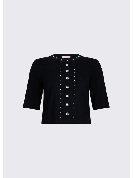 Maglia Liu Jo con borchie Donna - Nero