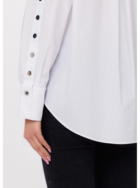 Camicia Liu Jo con bottoni logati Donna - Bianco