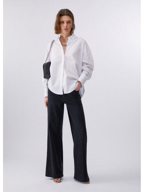 Camicia Liu Jo con bottoni logati Donna - Bianco