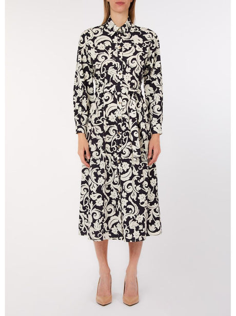 Vestito Liu Jo midi in popeline Donna - Nero
