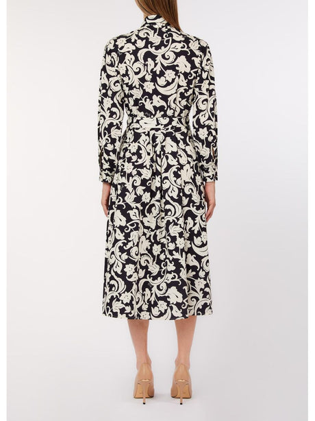 Vestito Liu Jo midi in popeline Donna - Nero
