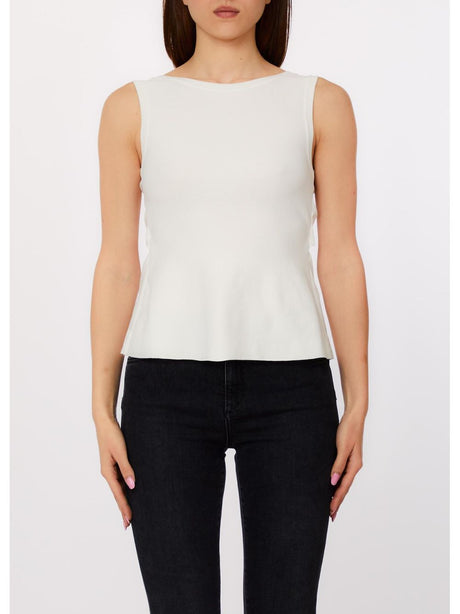 Maglia Liu Jo con fiocco dietro Donna - Bianco