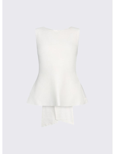 Maglia Liu Jo con fiocco dietro Donna - Bianco