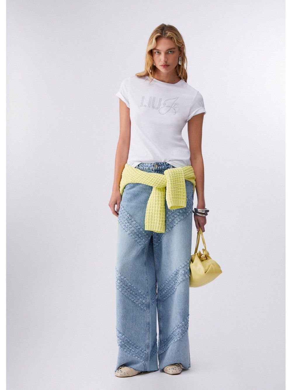 T-shirt Liu Jo con applicazioni Donna - Bianco