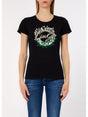 T-shirt Liu Jo con stampa e strass Donna - Nero
