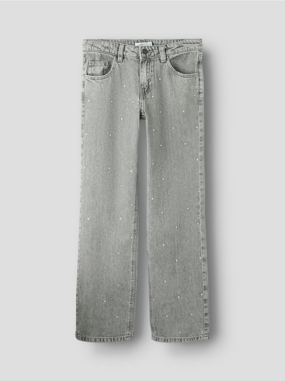 Jeans Name It ROSE ST RHINE 3366-BE NOOS Bambina - Grigio
