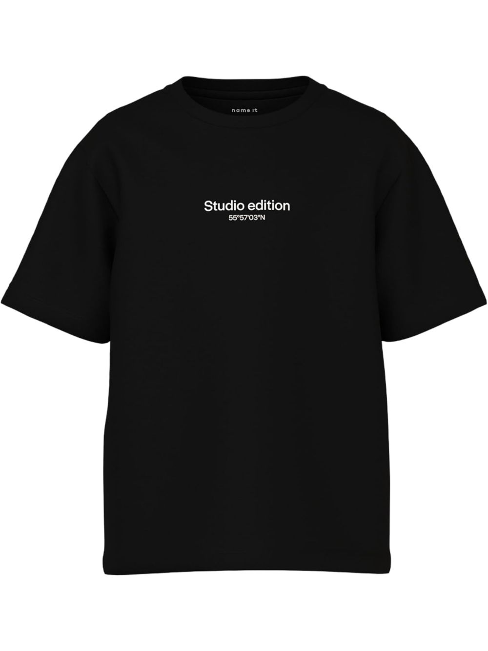 T-shirt Name It BRODY SS NREG NOOS Bambino - Nero