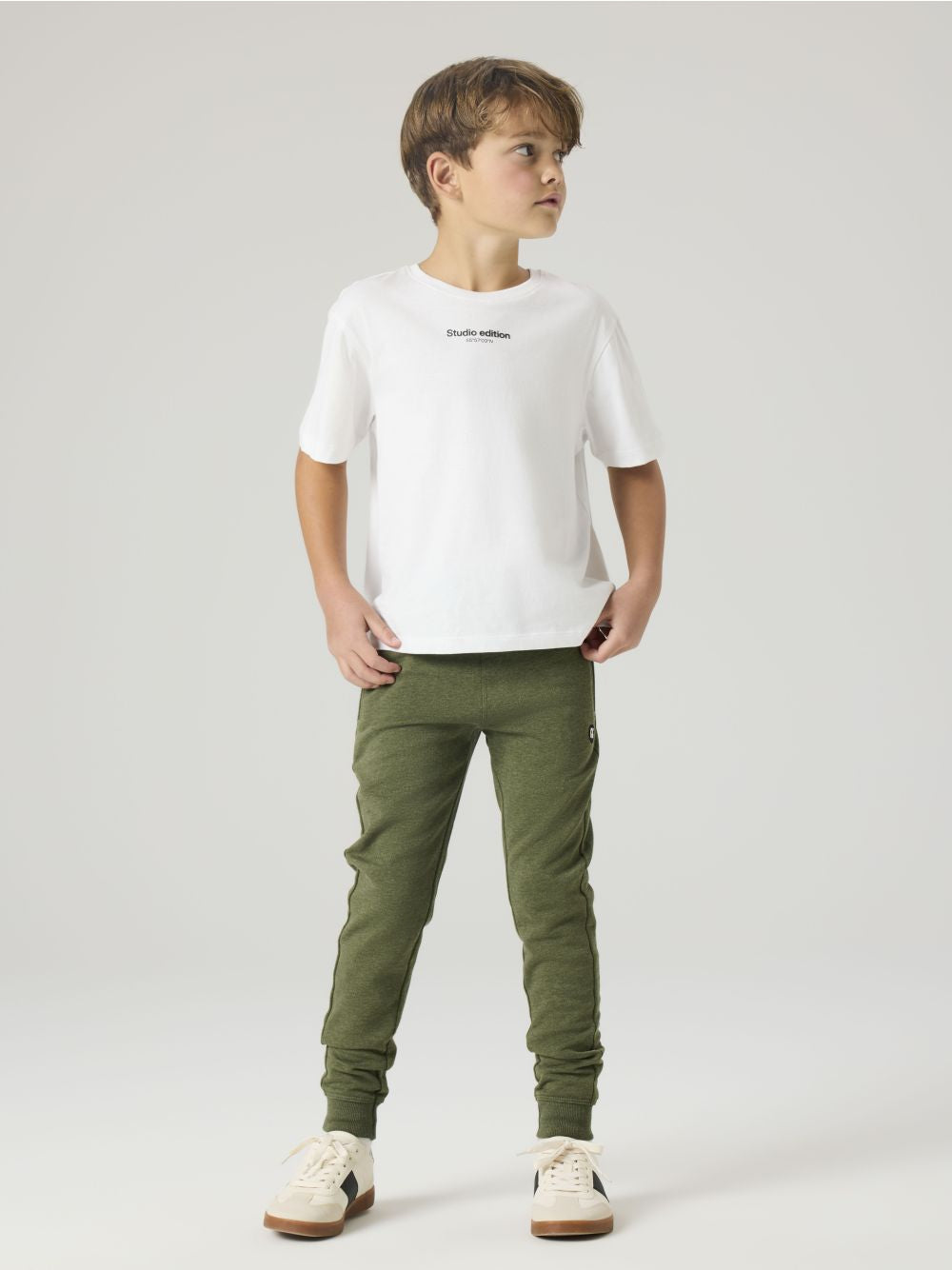 T-shirt Name It BRODY SS NREG NOOS Bambino - Bianco