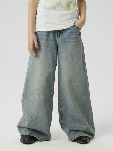 Jeans Name It BELLA SKATER XWIDE 3111-ZA NOOS Bambina - Denim