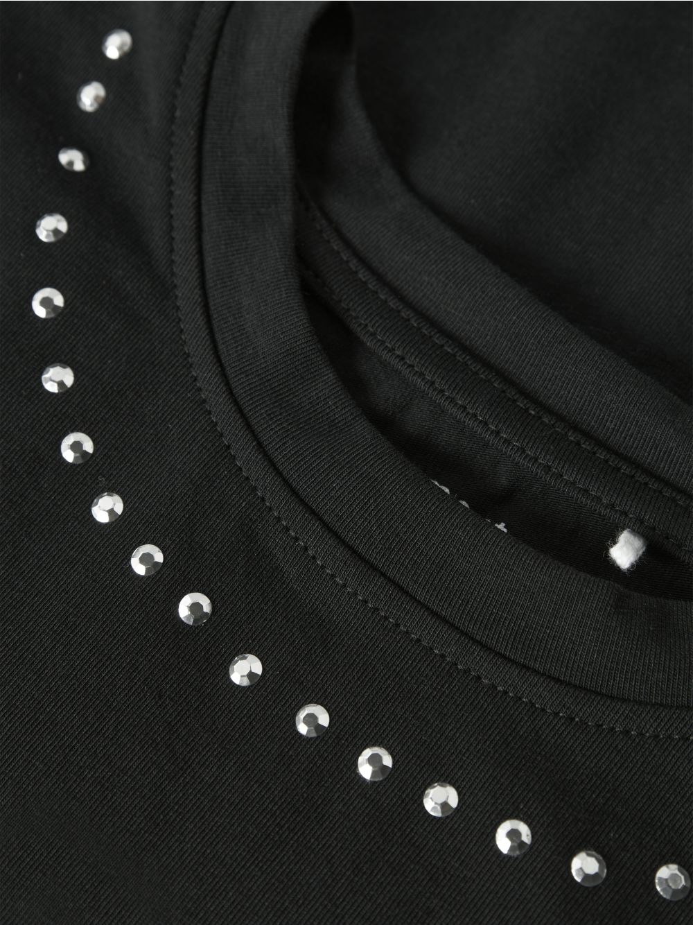 Top Name It TOLIA SS SLIM Bambina - Nero