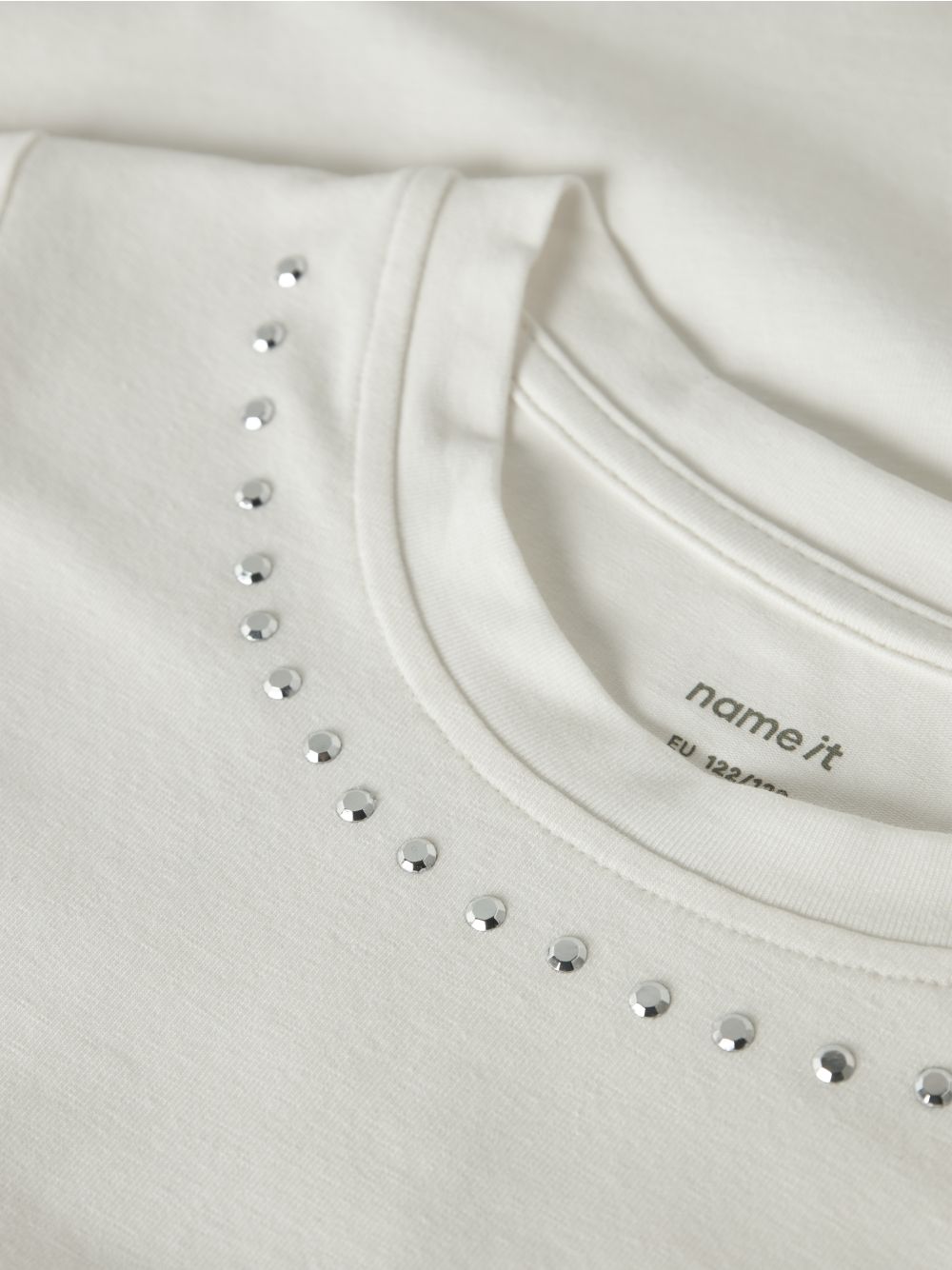 Top Name It TOLIA SS SLIM Bambina - Bianco