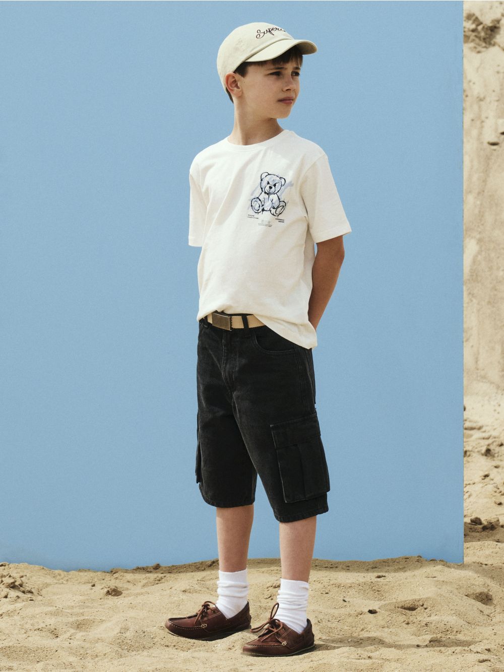 T-shirt Name It DIPO SS NREG BOX Bambino - Bianco