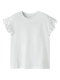 T-shirt Name It DARA SS NREG Bambina - Bianco