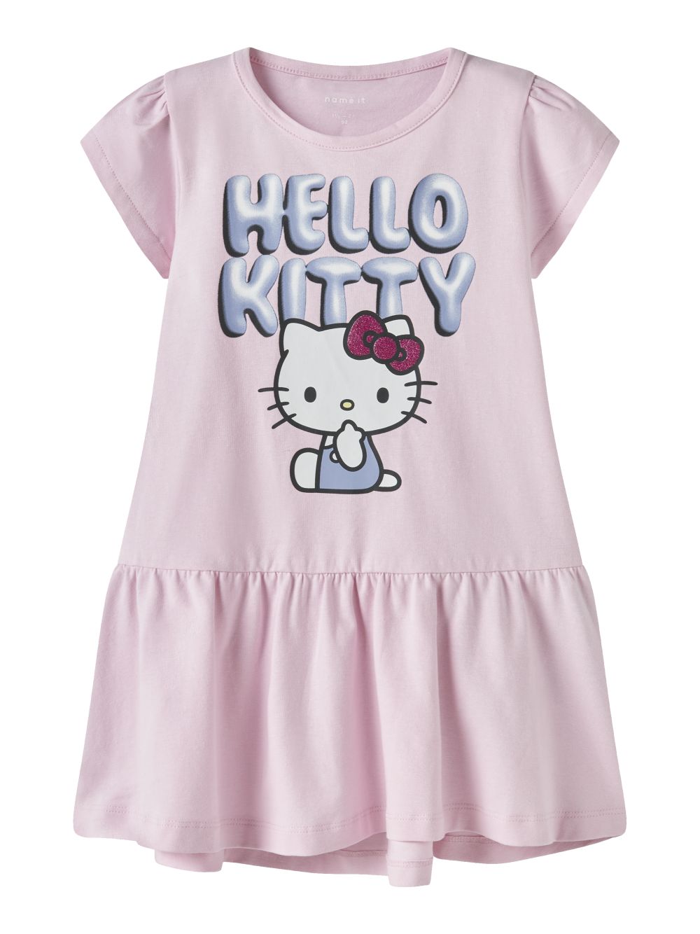 Vestito Name It FIDI HELLOK SS SKY Bambina - Rosa