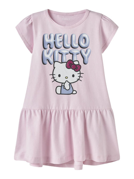 Vestito Name It FIDI HELLOK SS SKY Bambina - Rosa