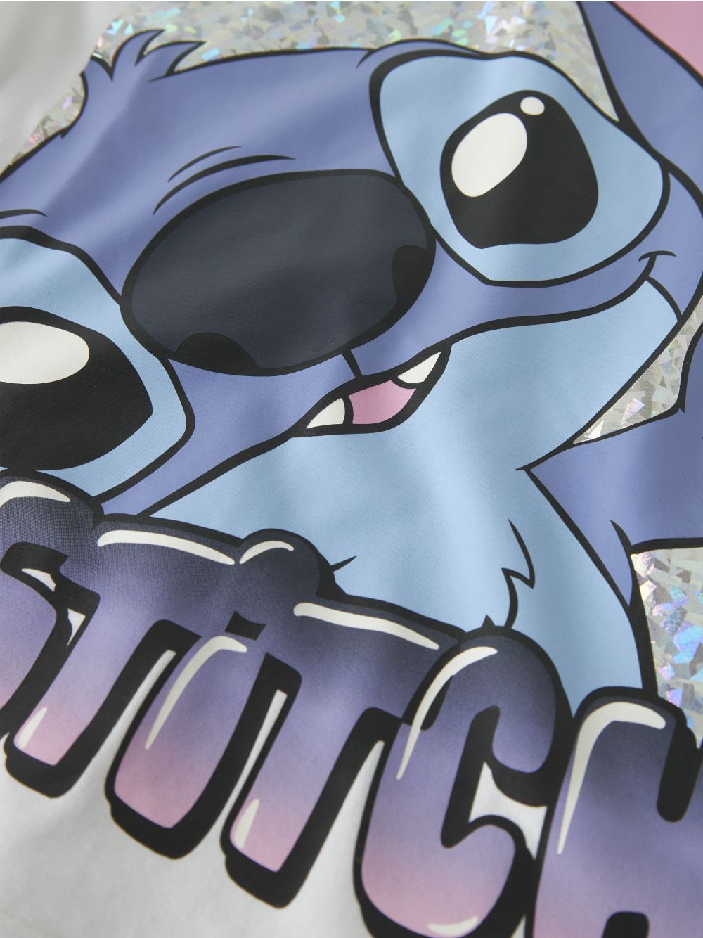 T-shirt Name It FORA STITCH SS NREG BOX NOOS WDI Bambina - Bianco