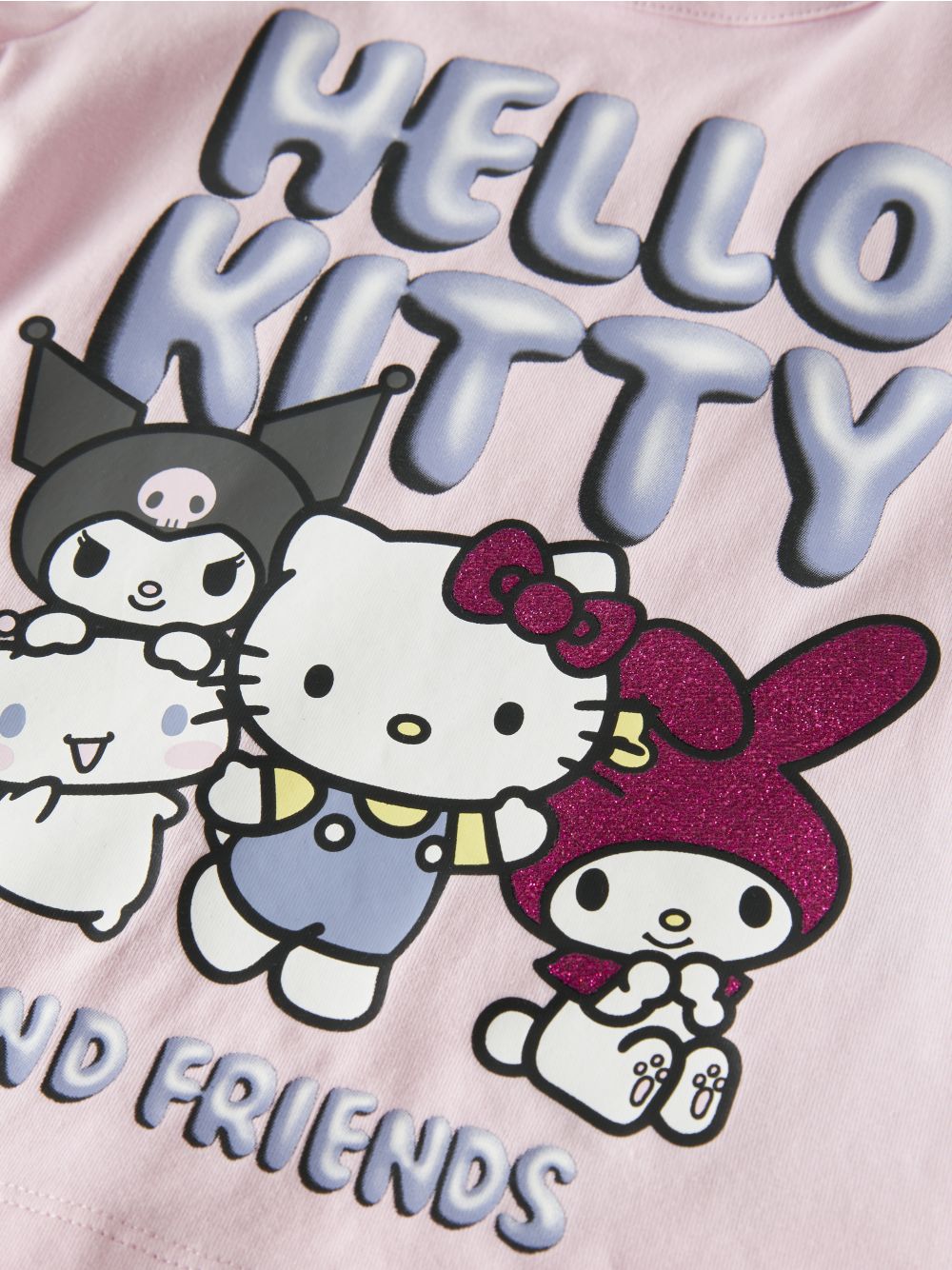T-shirt Name It FIRA HELLOK SS NOOS SKY Bambina - Rosa